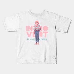 Introvert, it’s the new trend Kids T-Shirt